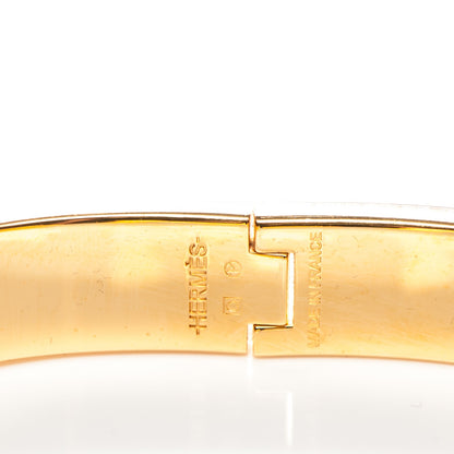Hermes Enamel Narrow Clic Clac H Bracelet GM Bleu Royal 5 of 5