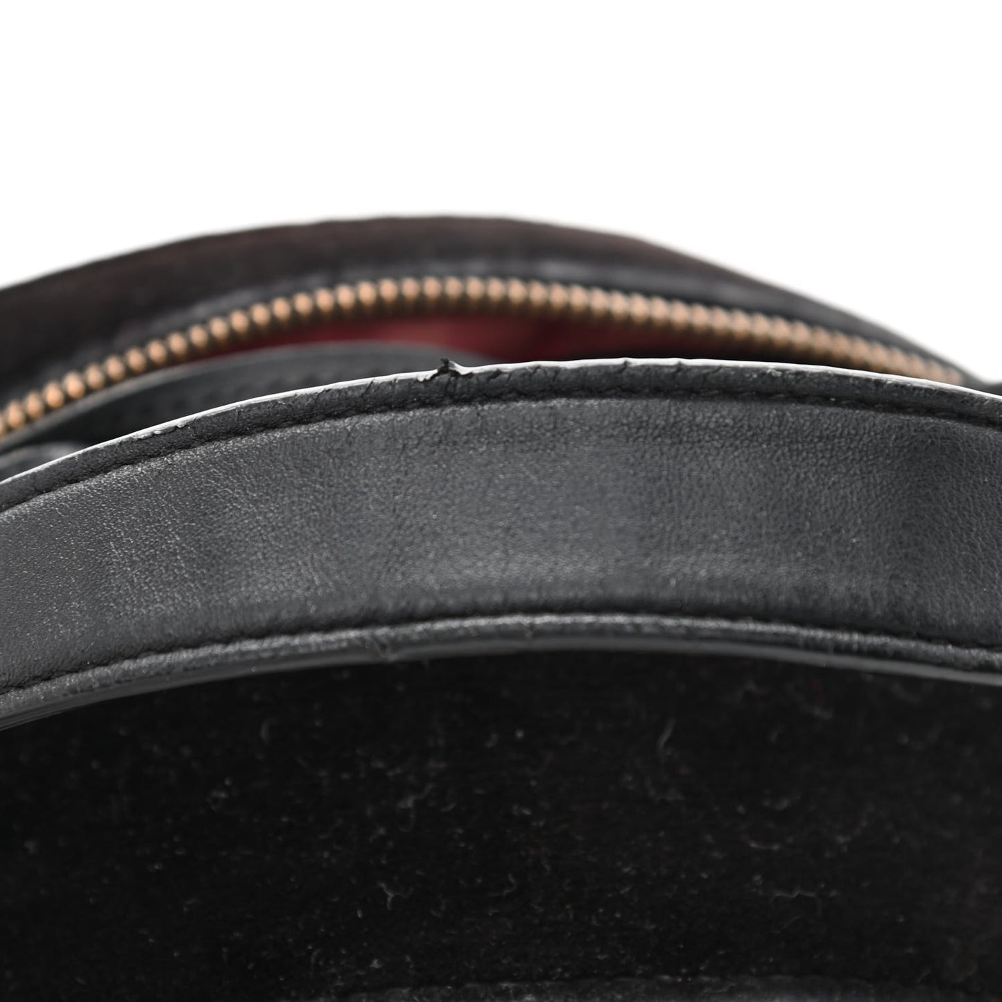 Velvet Matelasse GG Marmont Dome Backpack Black