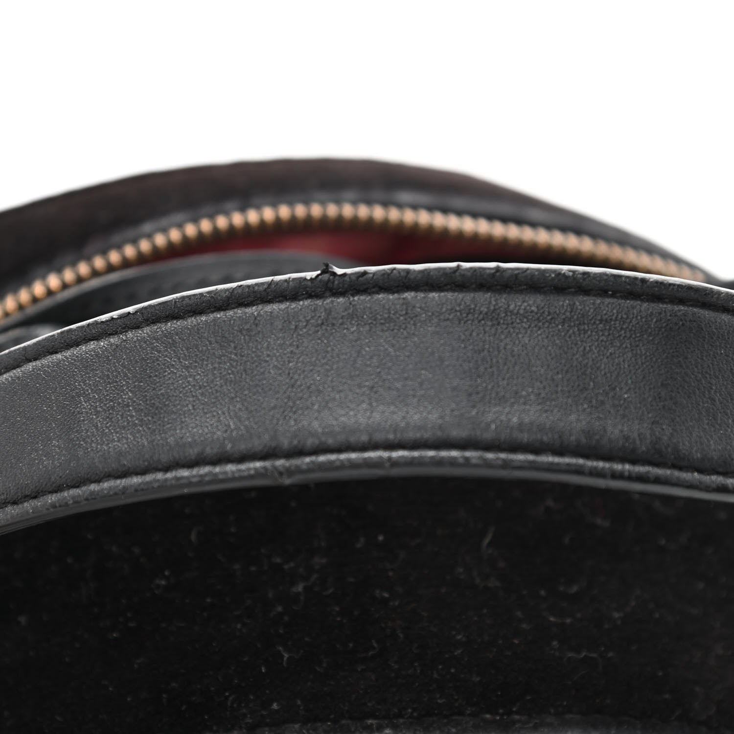 Gucci Velvet Matelasse GG Marmont Dome Backpack Black 14 of 20