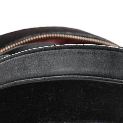 Gucci Velvet Matelasse GG Marmont Dome Backpack Black 14 of 20