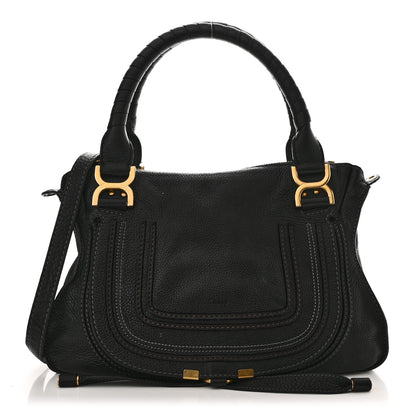 Chloe Calfskin Medium Marcie Satchel Black 1 of 13