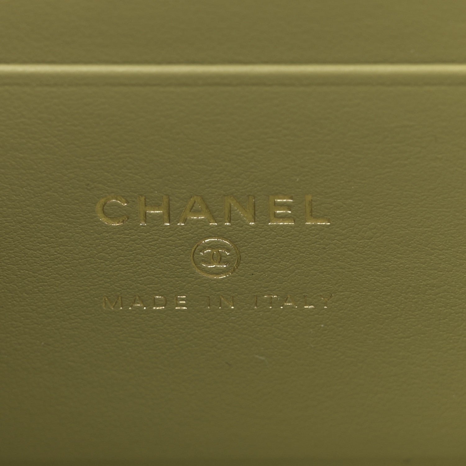 Chanel Caviar Quilted Top Handle Slim Vanity With Chain Khaki 6 of 11