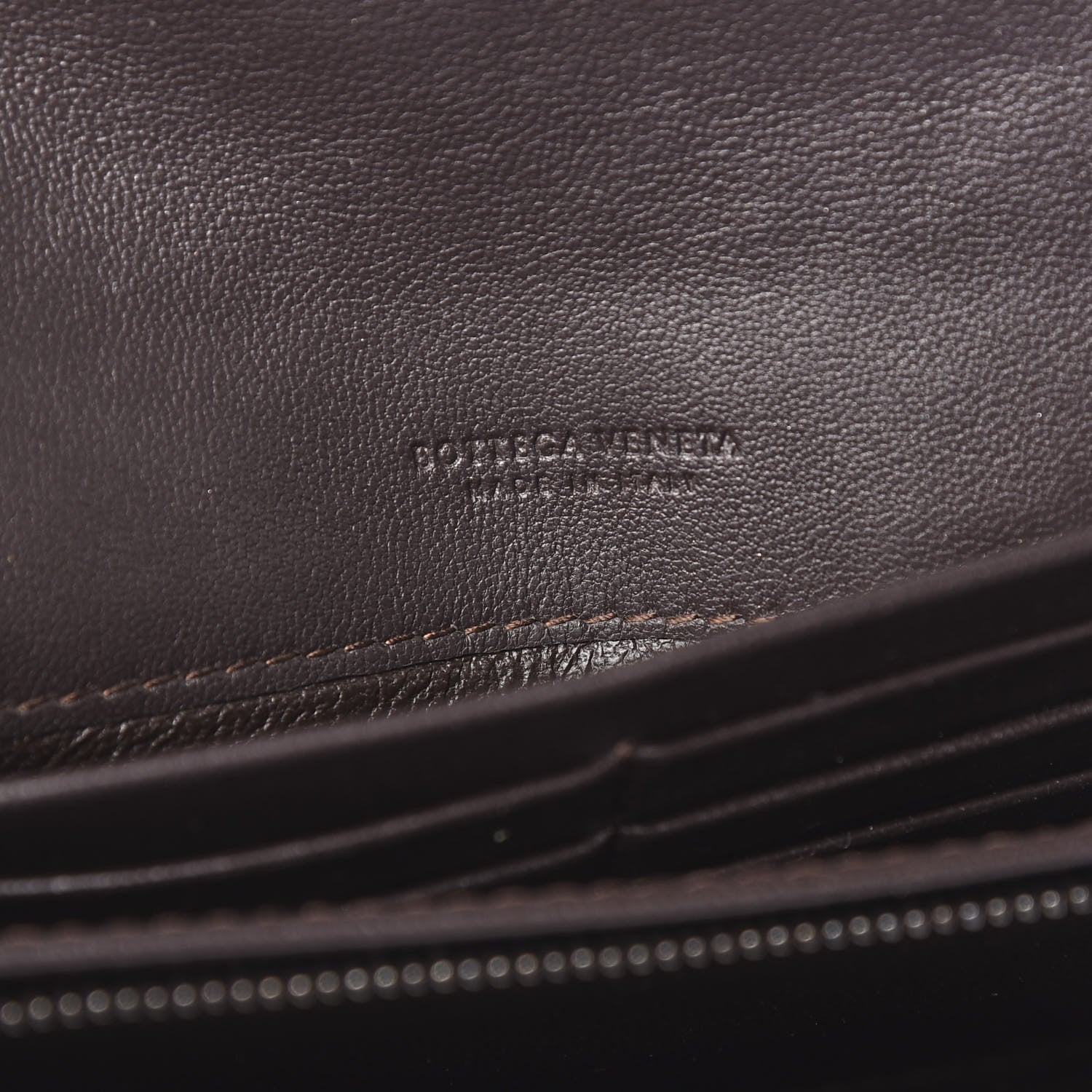 Bottega Veneta Nappa Intrecciato Continental Flap Wallet Ebano 6 of 8