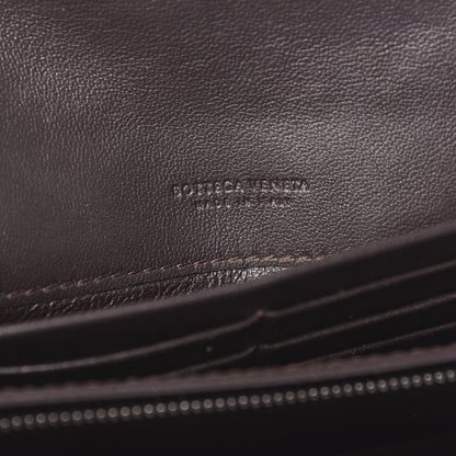 Bottega Veneta Nappa Intrecciato Continental Flap Wallet Ebano 6 of 8
