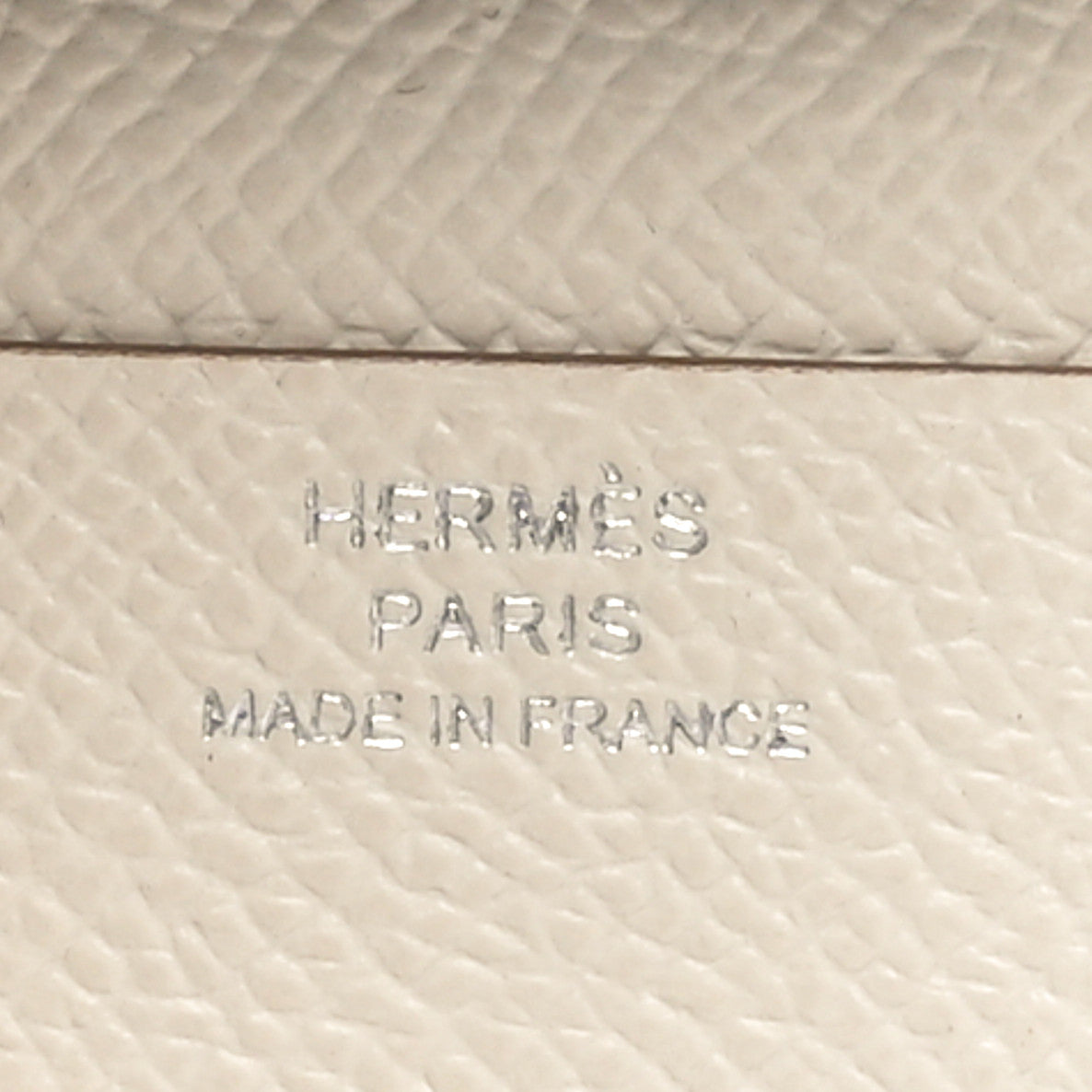 Epsom New H Passant Compact Wallet Craie