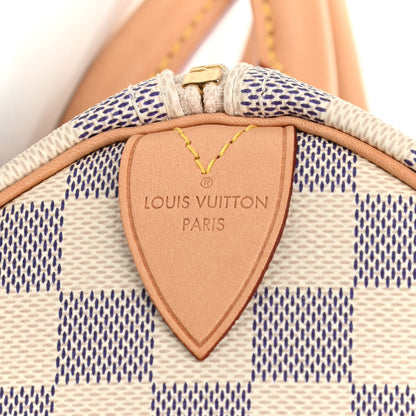 Louis Vuitton Damier Azur Speedy 30 6 of 11