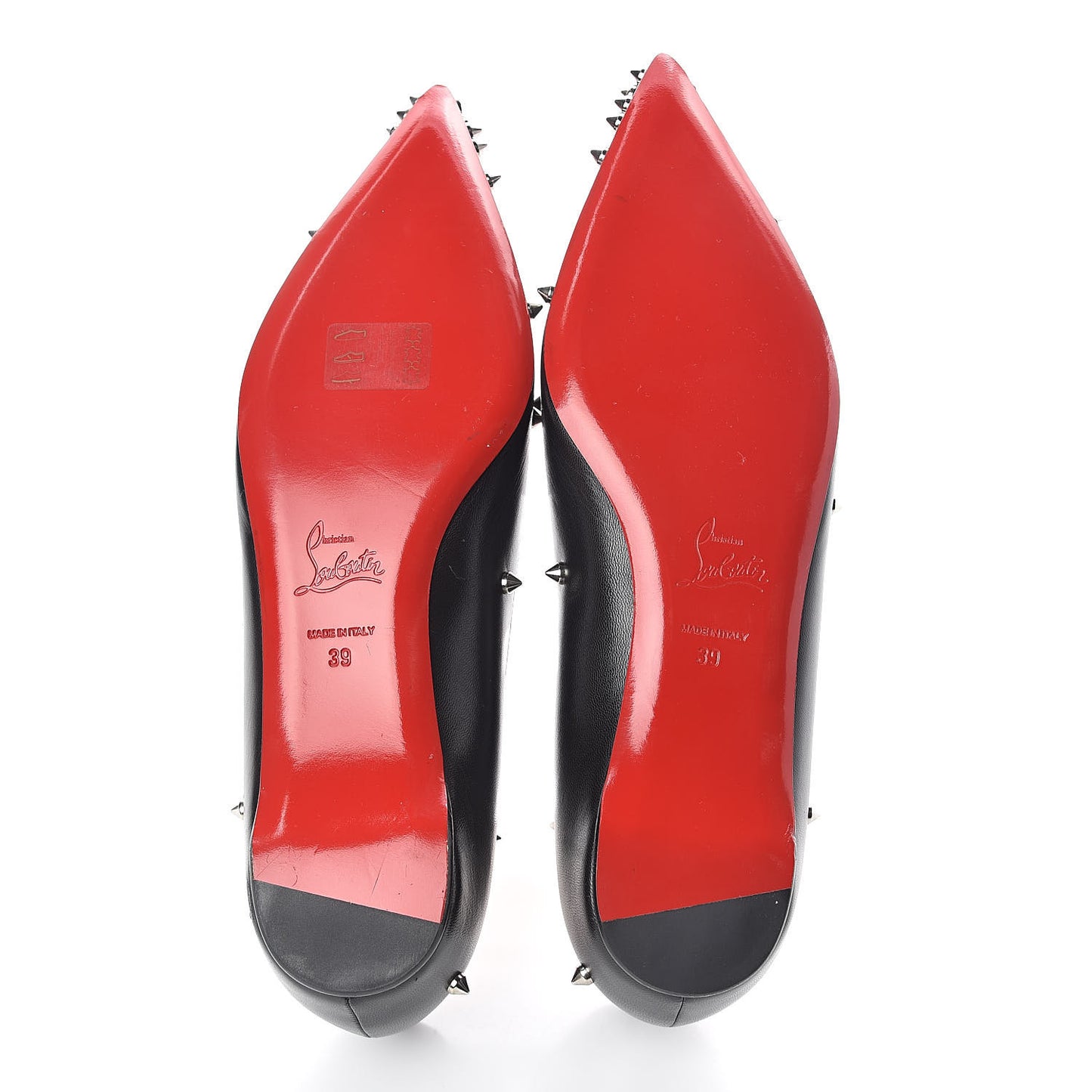 Nappa Degraspike Flats 39 Black