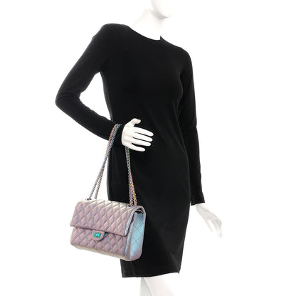 Chanel Iridescent Lambskin Quilted 2.55 Reissue 226 Flap Light Purple 3 of 9