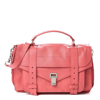 Proenza Schouler Lambskin Medium PS1 Satchel Hibiscus 1 of 10