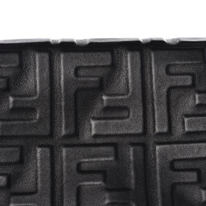 Fendi Nappa FF 1974 Embossed Mini Expandable Flap Bag Black 10 of 10