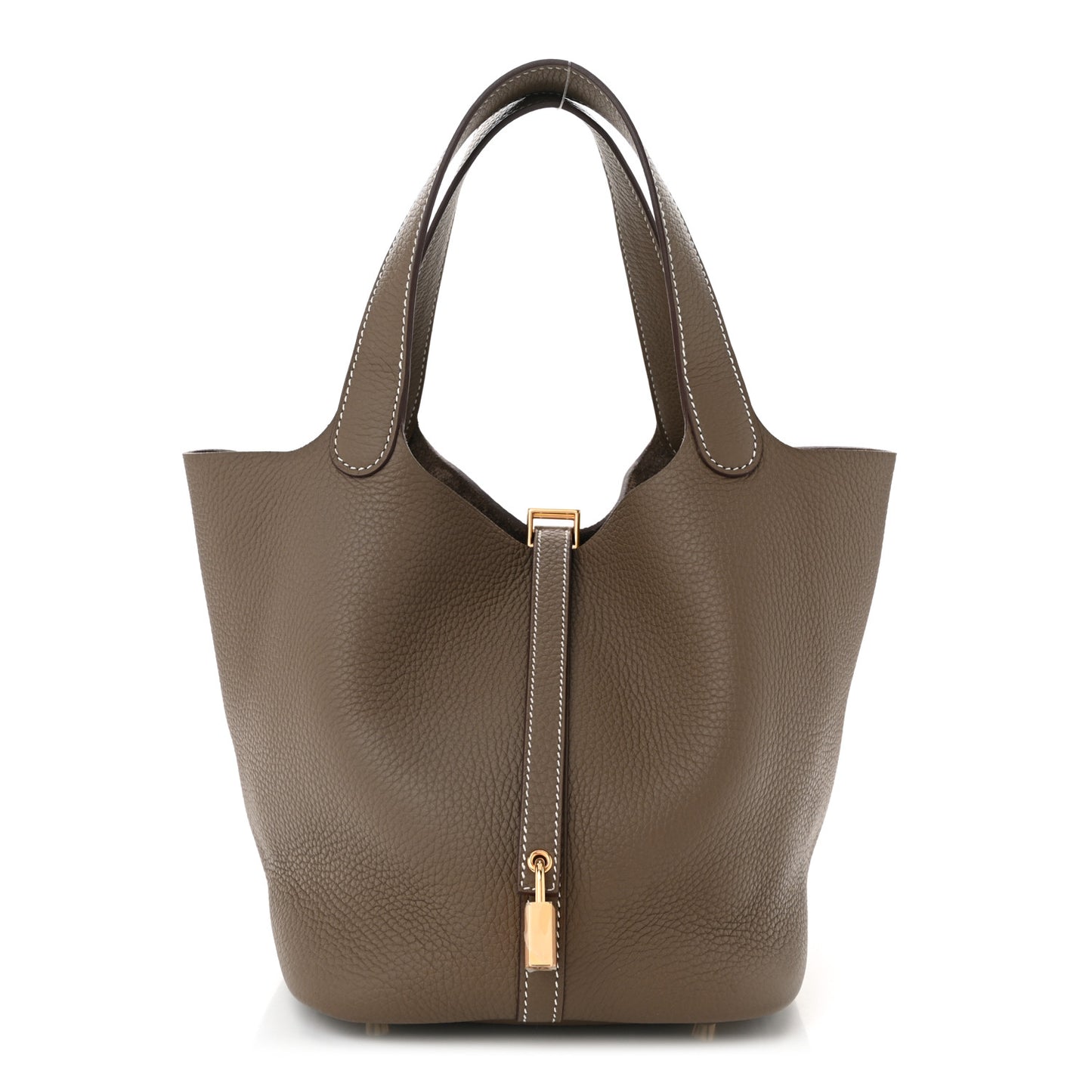 Taurillon Clemence Picotin Lock 22 MM Etoupe