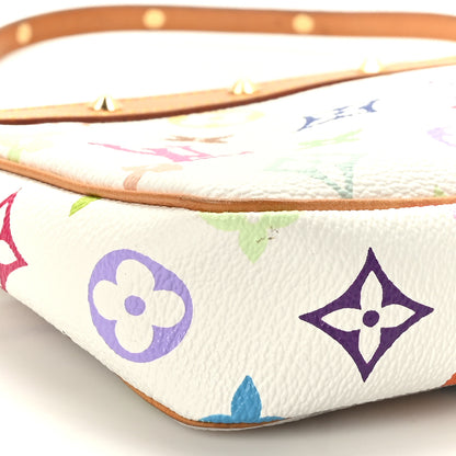 Louis Vuitton Monogram Multicolor Pochette Accessories White 8 of 9