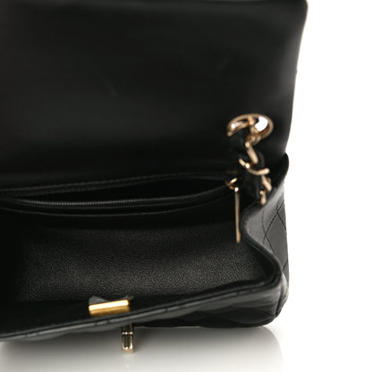 Chanel Lambskin Quilted Mini Square Flap Black 5 of 17