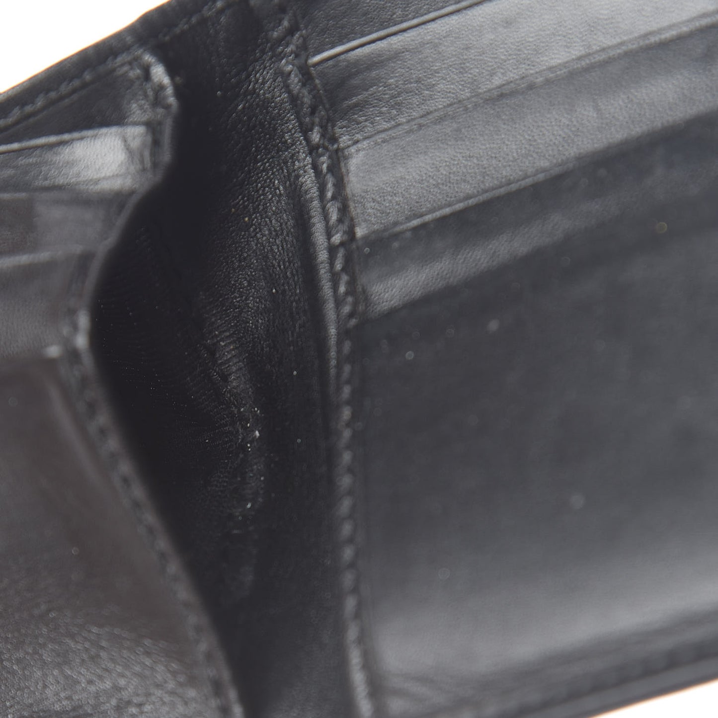 Smoked Check Bi-Fold Wallet Black