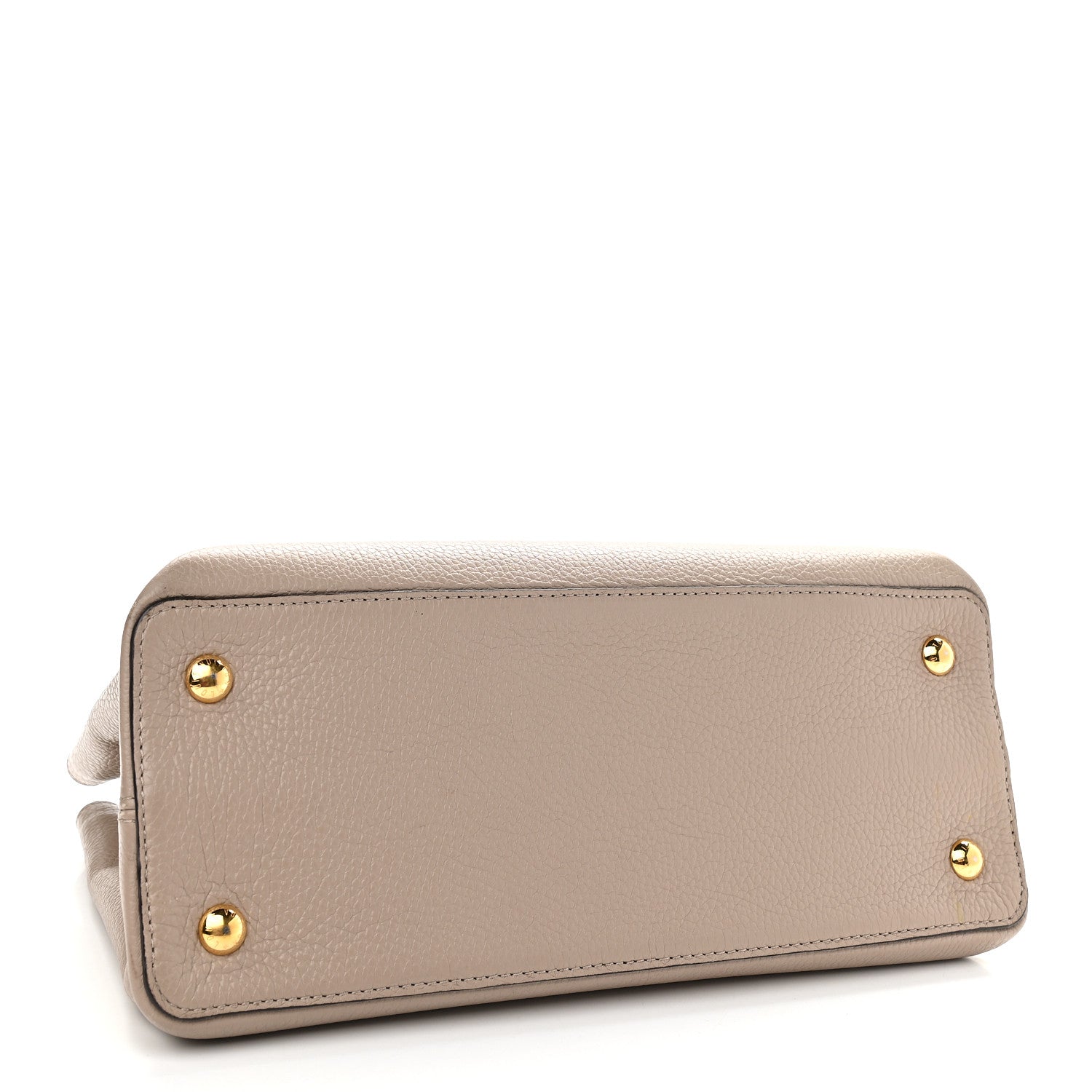 Louis Vuitton Taurillon Capucines MM Galet 4 of 8