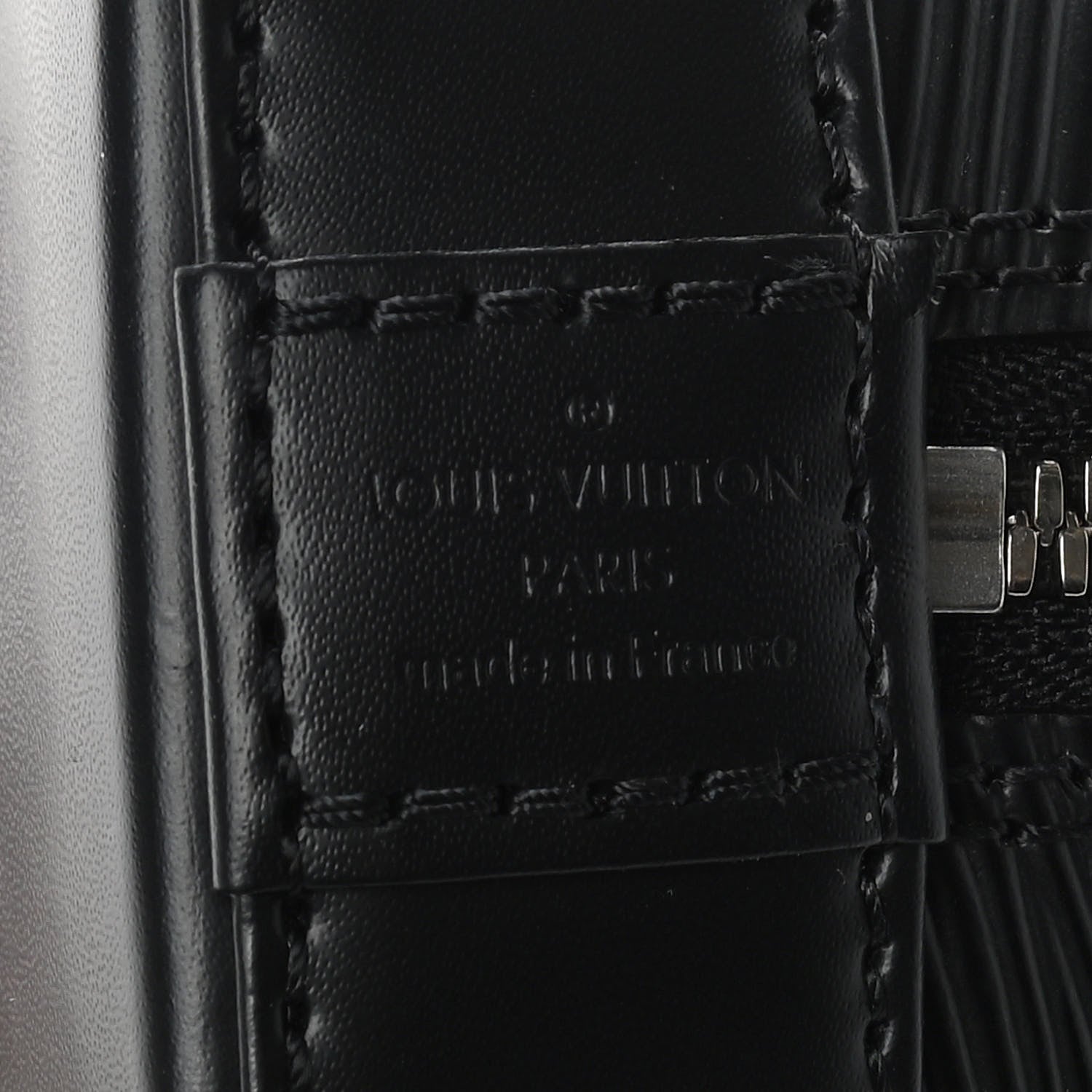 Louis Vuitton Epi Alma BB Black 6 of 10