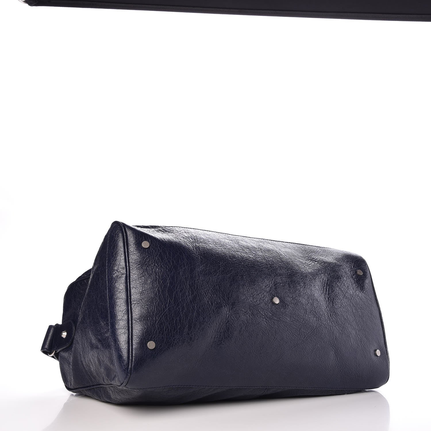 Balenciaga Agneau Classic Hardware S Squash Boston Bleu Nuit Dark Sea 4 of 7