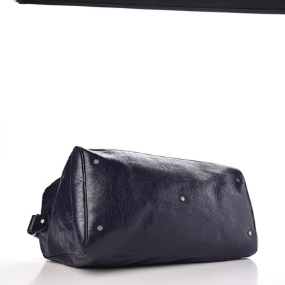 Balenciaga Agneau Classic Hardware S Squash Boston Bleu Nuit Dark Sea 4 of 7