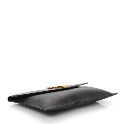 Saint Laurent Grain De Poudre Uptown Pouch Black 4 of 7