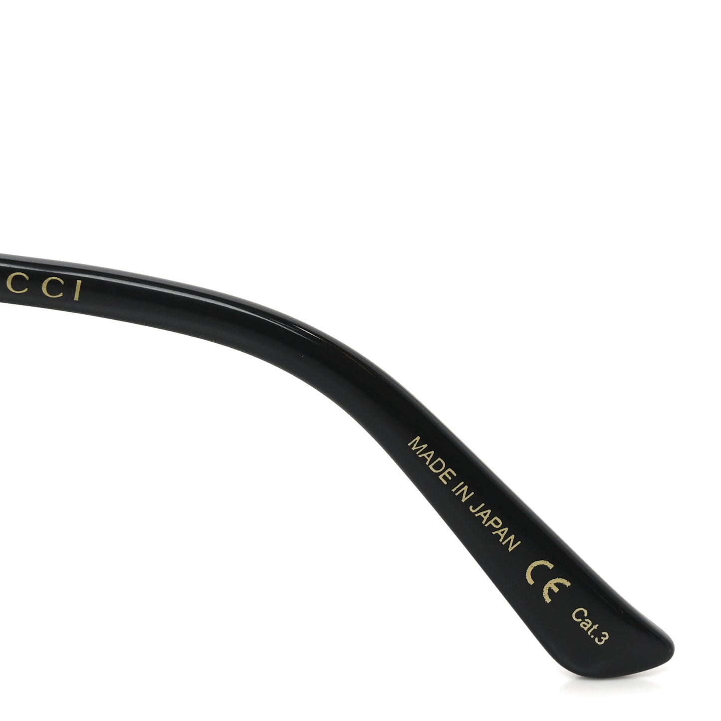 Acetate Sunglasses GG0073SK Black Gold