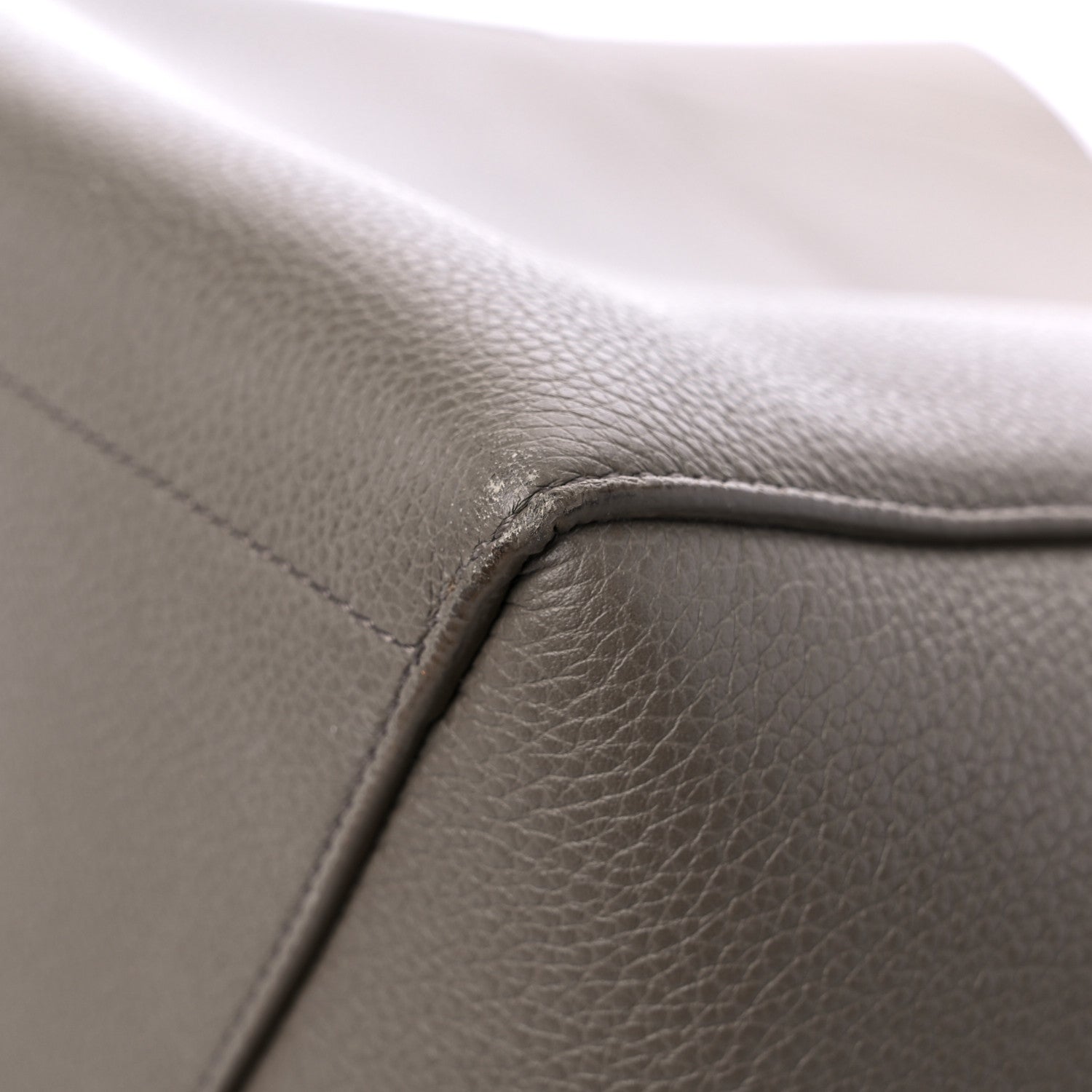 Celine Soft Grained Calfskin Sangle Bucket Bag Taupe 8 of 16
