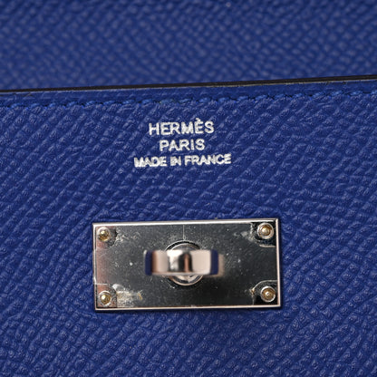 Hermes Epsom Kelly Longue Wallet Bleu Electrique 6 of 11