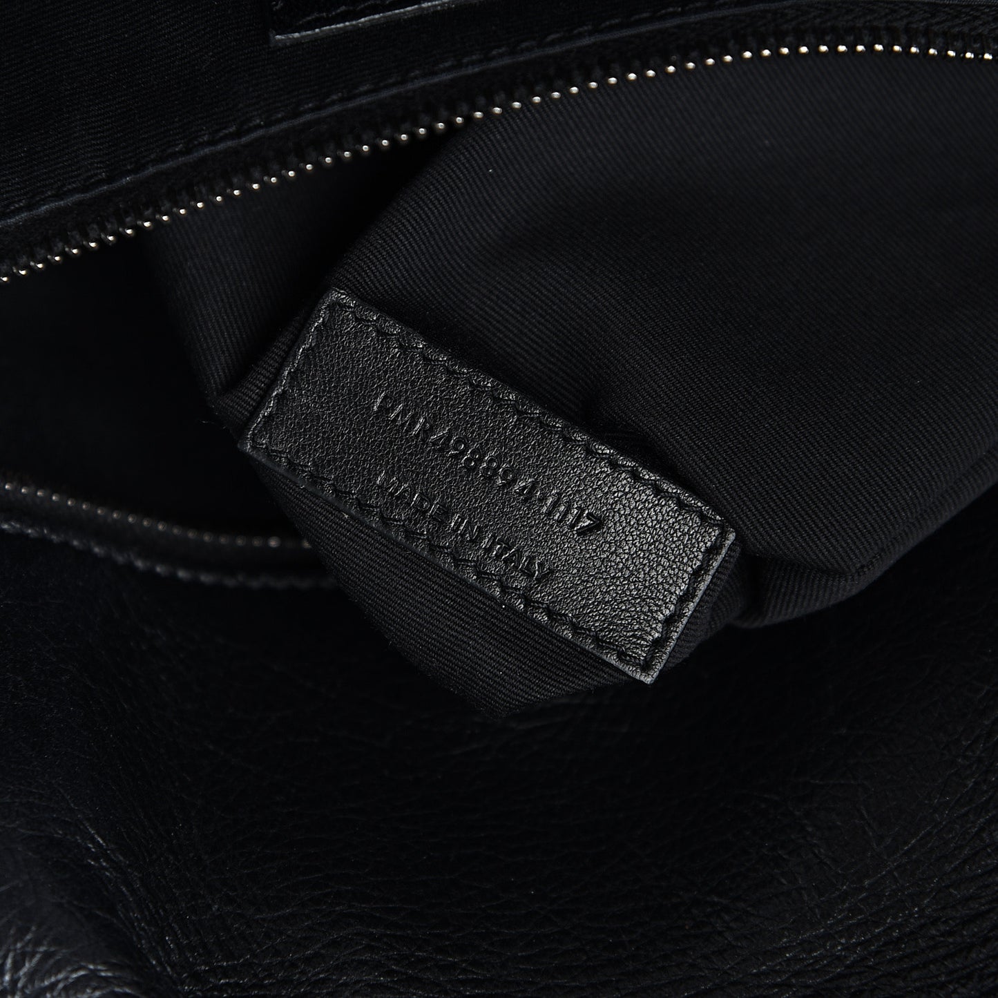 Crinkled Calfskin Matelasse Monogram Medium Niki Chain Satchel Black