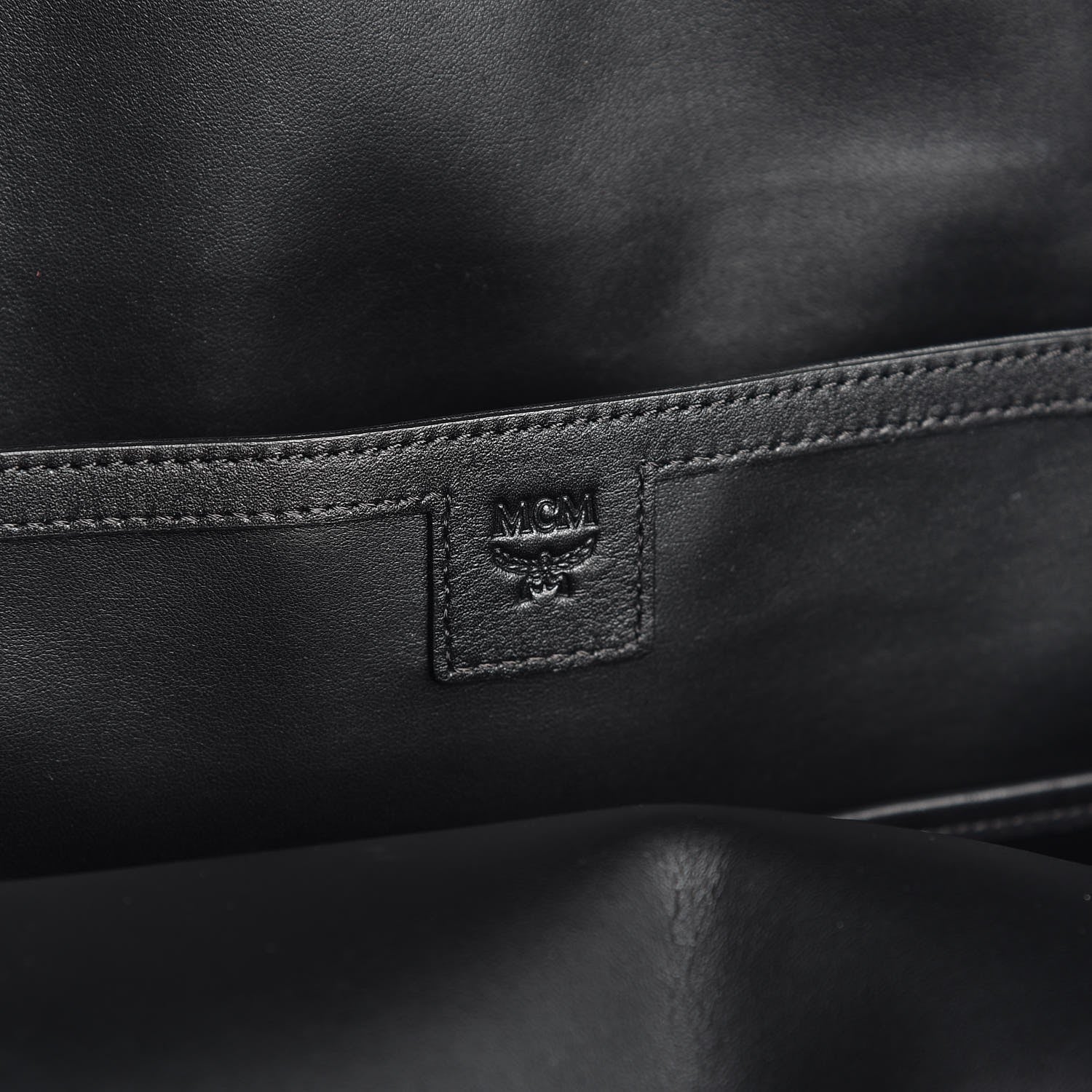 MCM Visetos Studded Medium Dual Stark Backpack Munich Blue 7 of 9