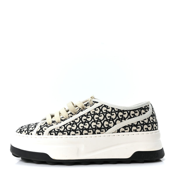 Gucci GG Monogram Jacquard Womens 1977 Tennis Platform 52mm