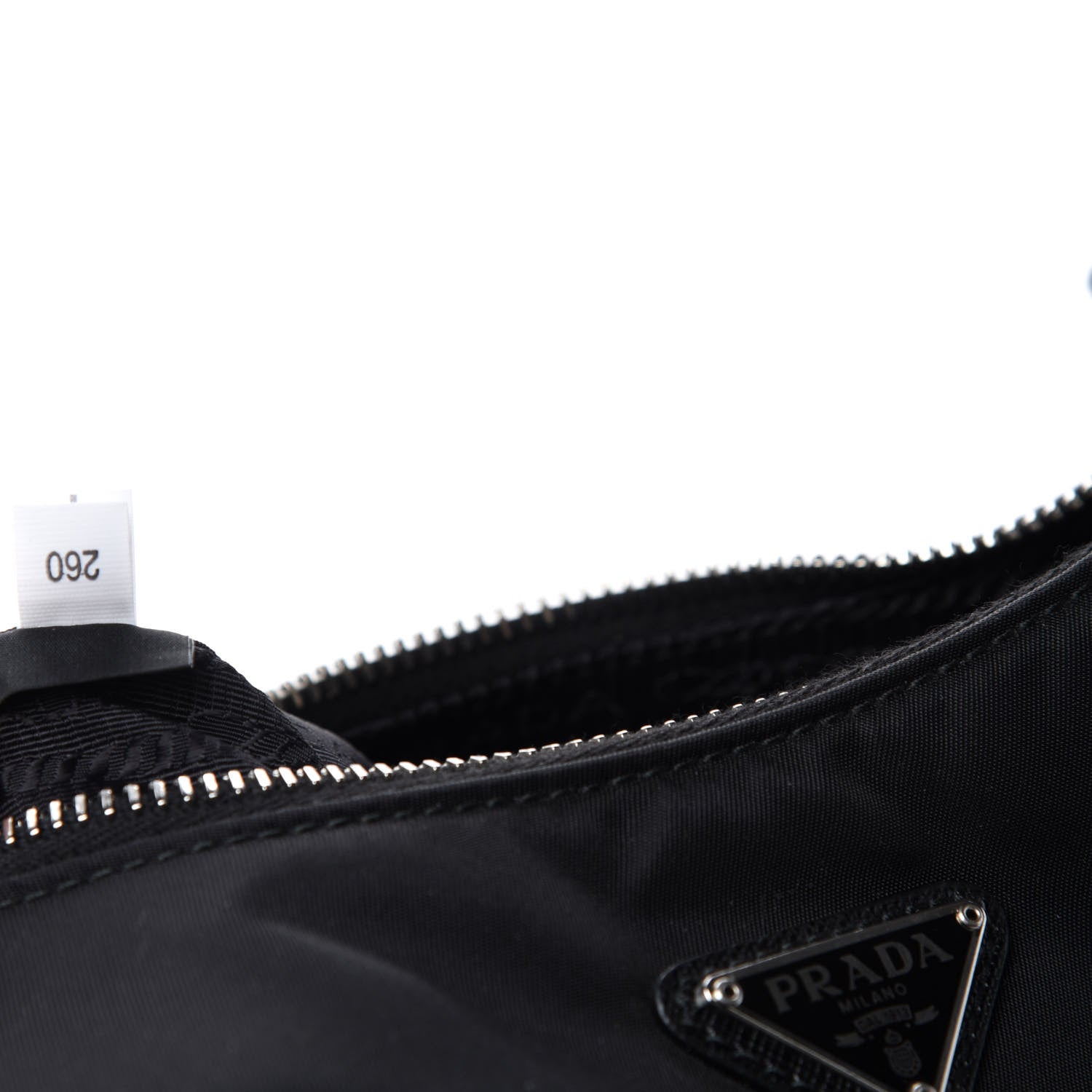 Prada Nylon Re-Edition 2005 Shoulder Bag Black 10 of 13