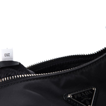 Prada Nylon Re-Edition 2005 Shoulder Bag Black 10 of 13