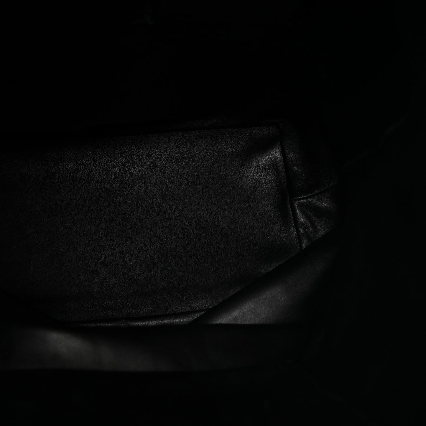 Grained Calfskin Backpack 11 Black