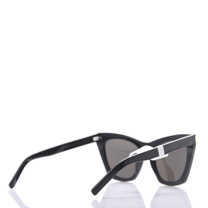 Saint Laurent New Wave SL214 Kate Cat Eye Sunglasses Black 4 of 7