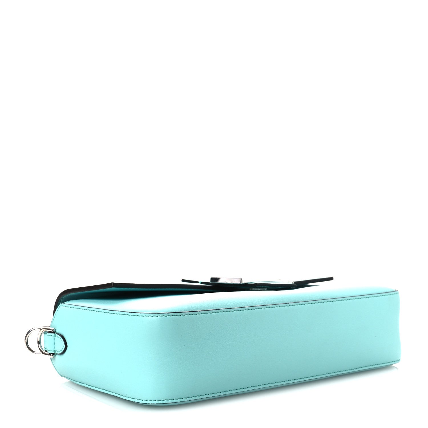 Fendi X TIFFANY Nappa Silver Baguette Blue Tiffany Silver 1839427