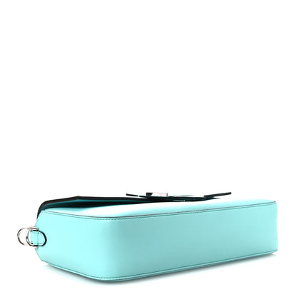 Fendi X TIFFANY Nappa Silver Baguette Blue Tiffany Silver 4 of 14