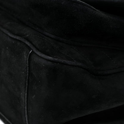 Saint Laurent Suede Monogram Medium Niki Chain Satchel Black 14 of 27
