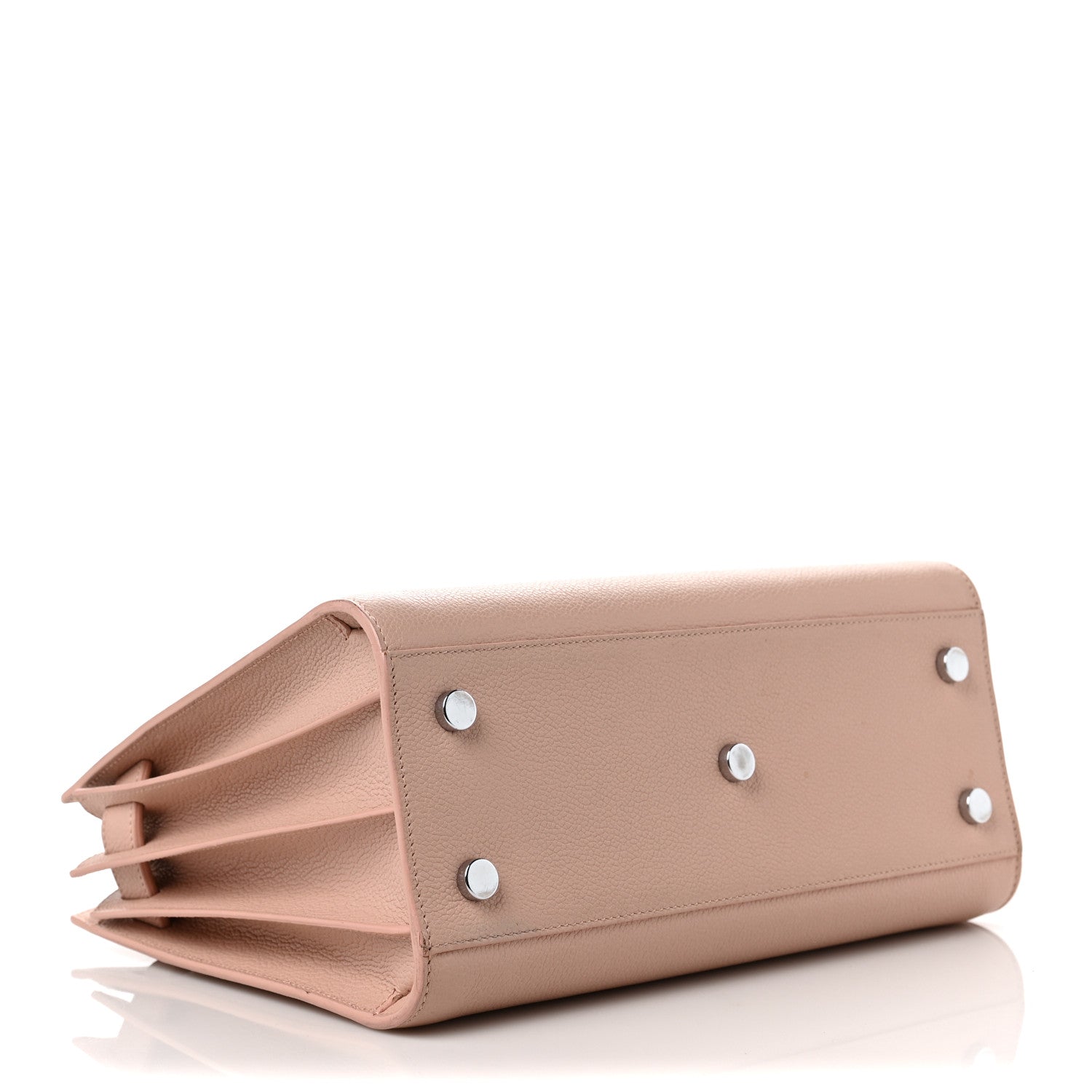 Saint Laurent Smooth Calfskin Baby Sac De Jour Pale Pink 4 of 8