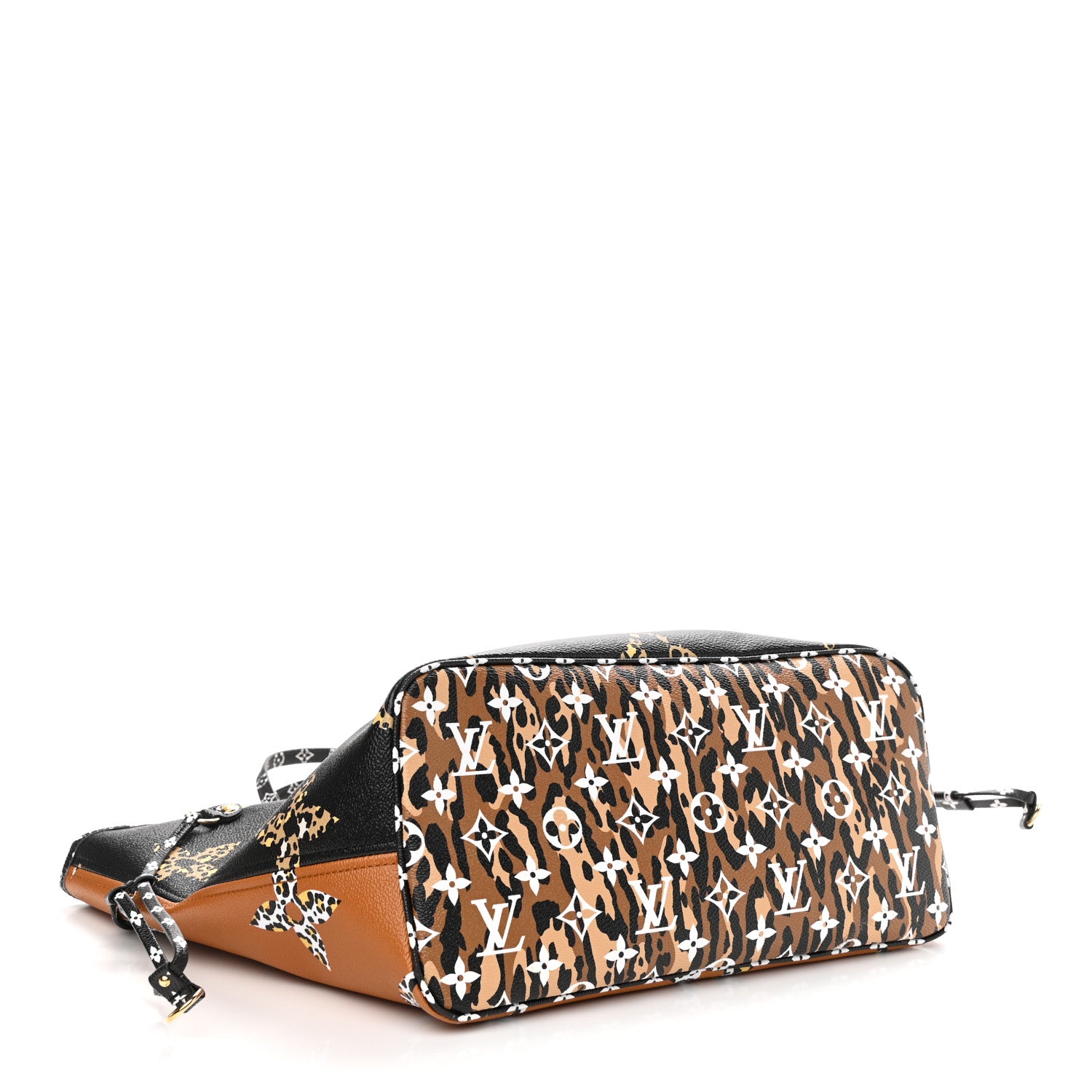 Louis Vuitton Monogram Giant Jungle Neverfull MM Black 4 of 16