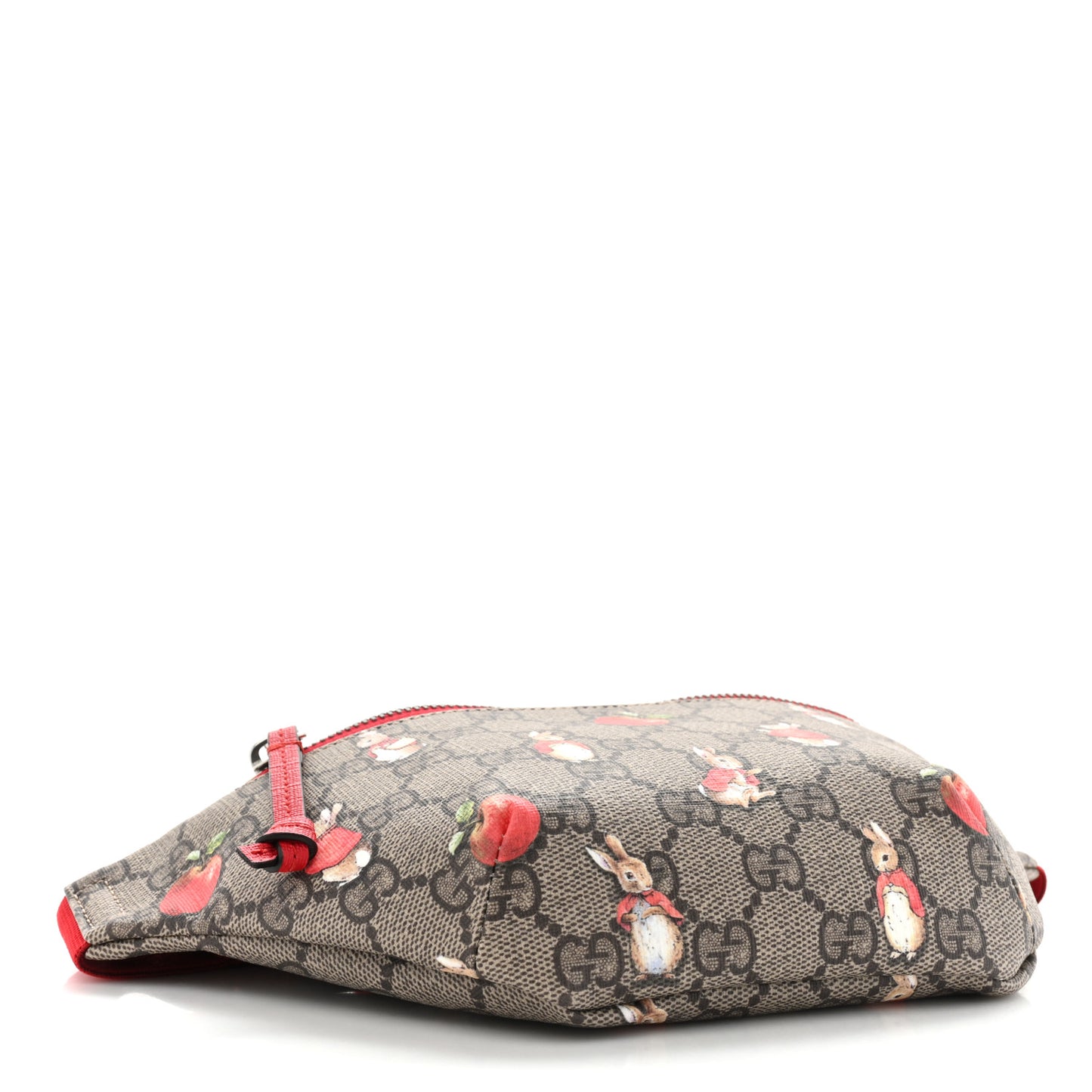 X PETER RABBIT GG Supreme Monogram Rabbit Print Childrens Belt Bag Beige Ebony Red