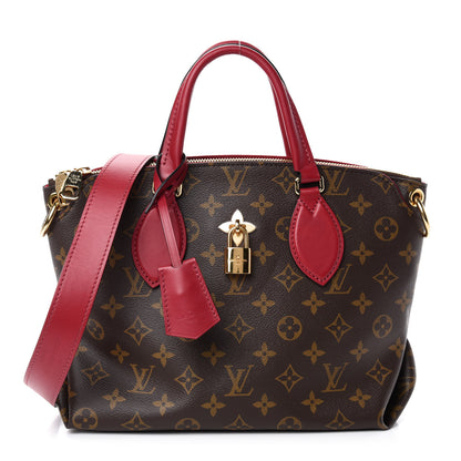 Louis Vuitton Monogram Flower Zipped Tote PM Lie de Vin 1 of 10