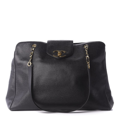 Chanel Caviar XL Weekender Bag Black 1 of 11