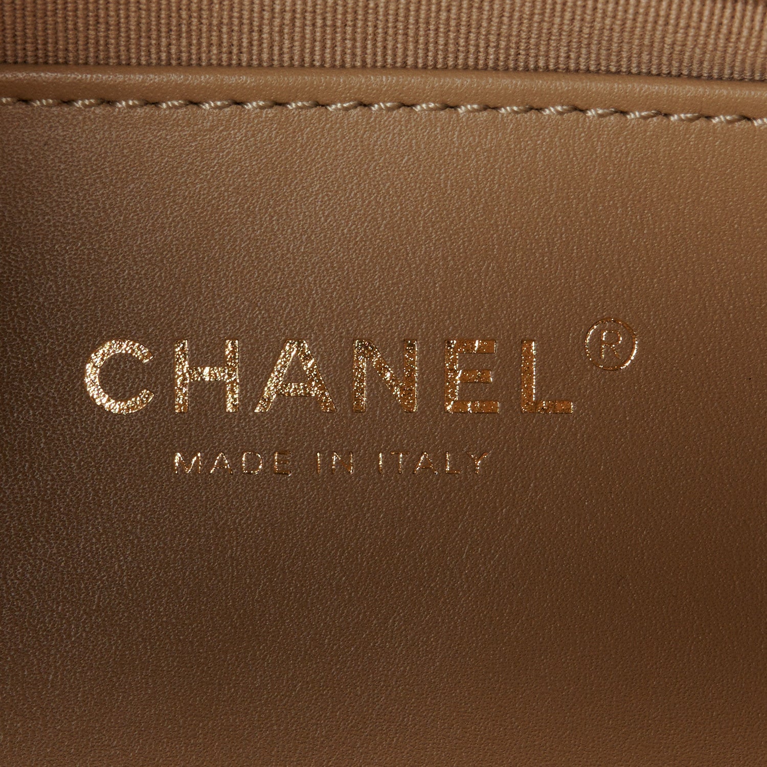 Chanel Shiny Calfskin Quilted Suede Goatskin Mini Messenger Beige 7 of 11