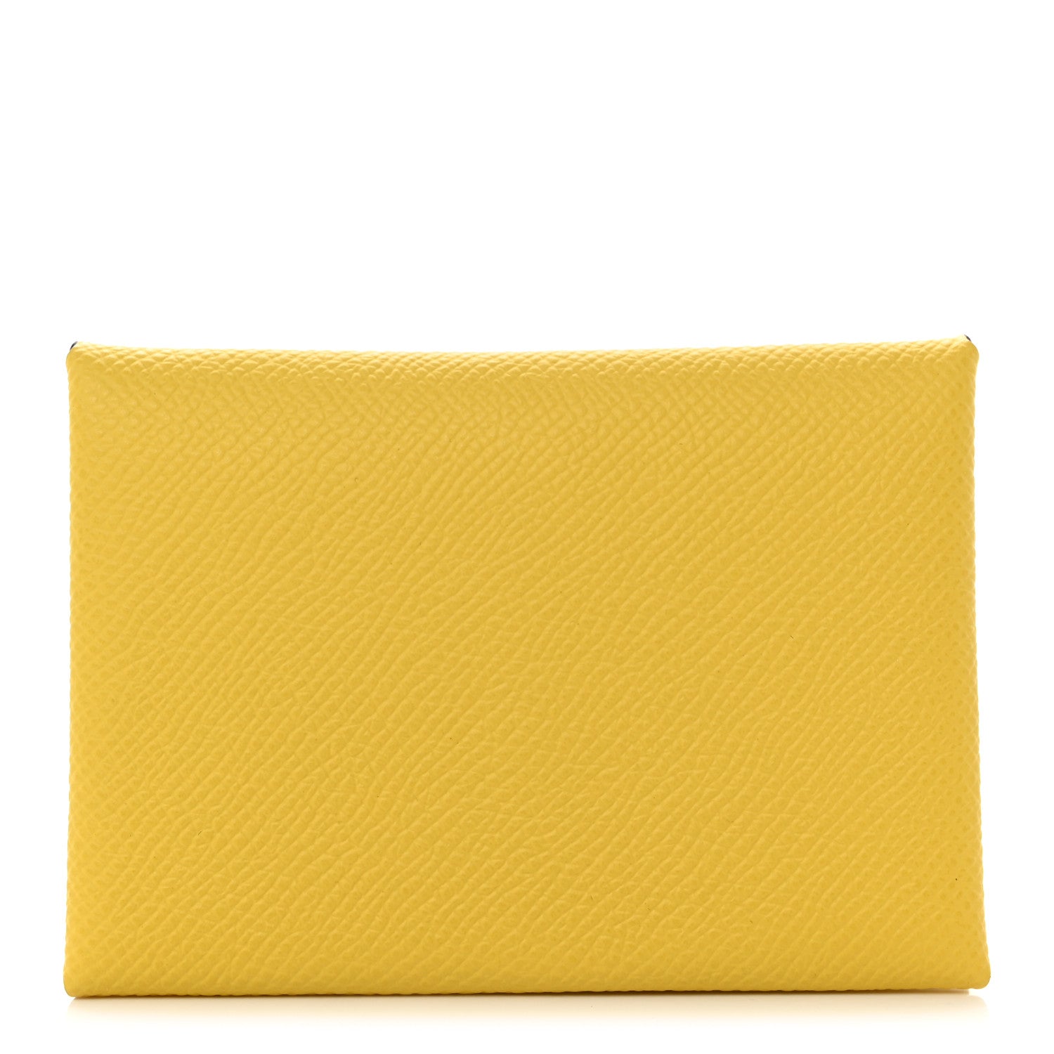 Hermes Epsom Calvi Duo Card Case Jaune De Naples 1 of 7