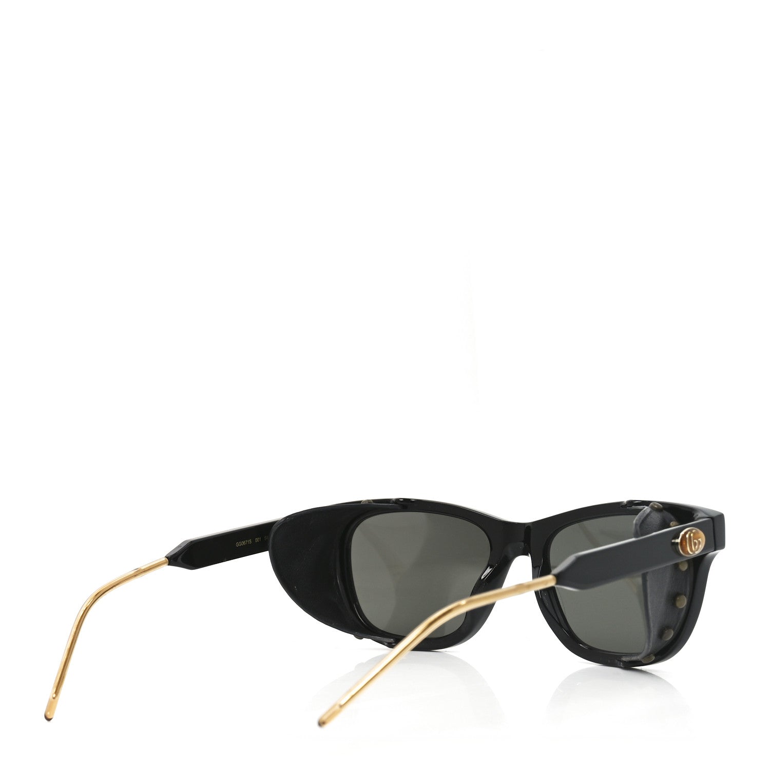 Gucci Acetate Square Frame Sunglasses GG0671S Black 4 of 6