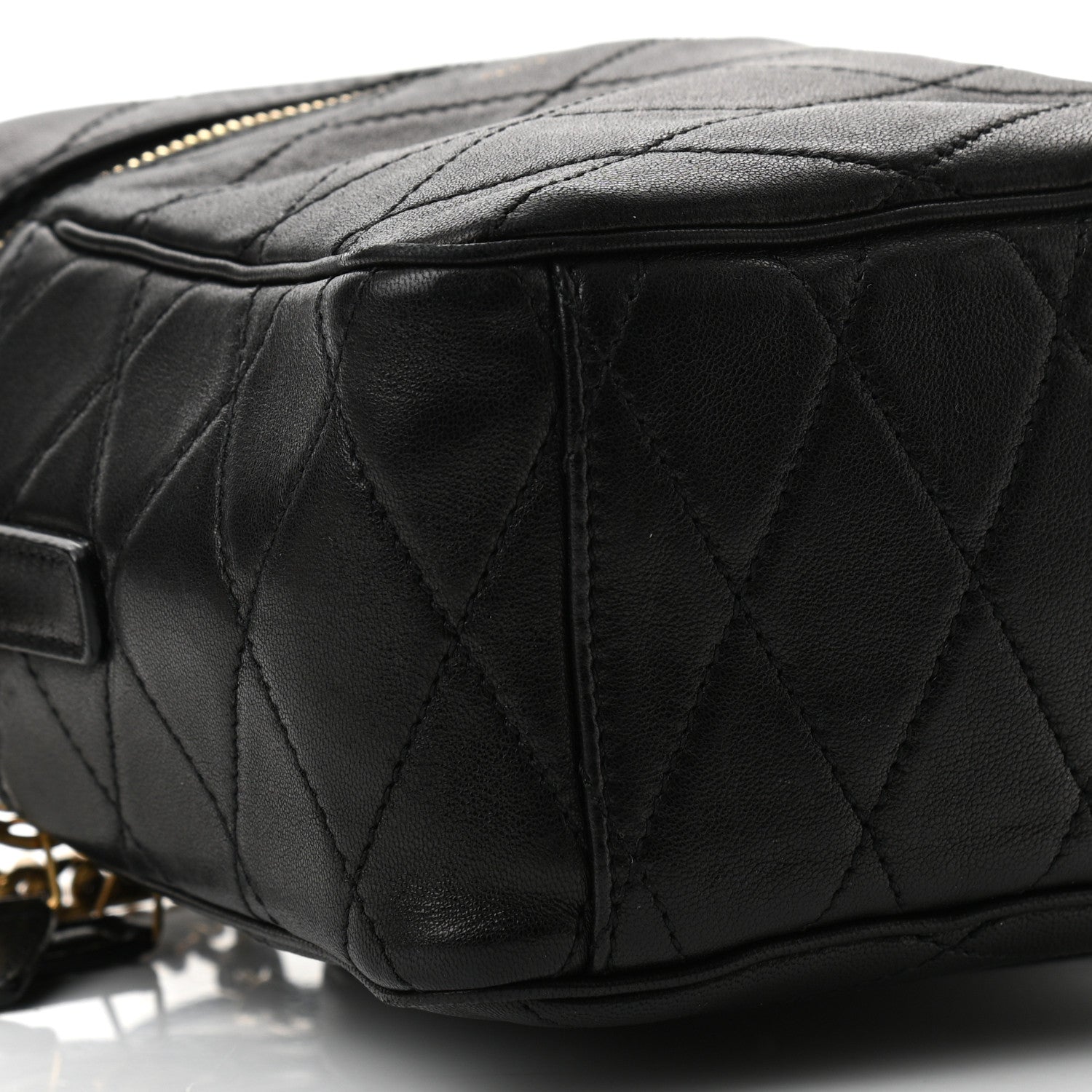 Saint Laurent Lambskin Quilted Vanity Bag Black 9 of 10