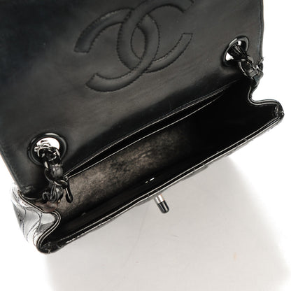 Chanel Patent Calfskin Quilted Mini Square Flap Black 5 of 8