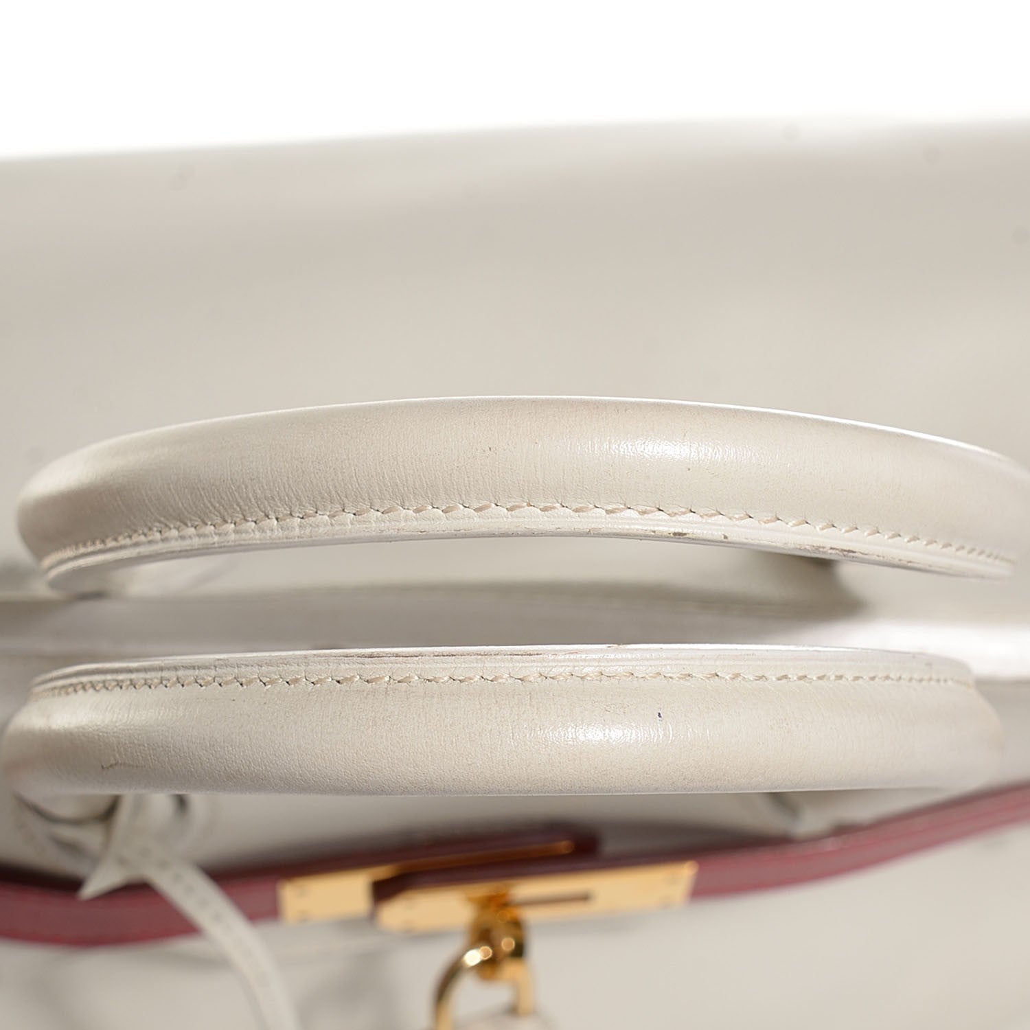 Hermes Swift Bi-Color Birkin 35 Blanc Rouge Vif 14 of 24