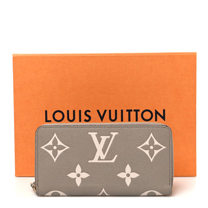 Louis Vuitton Empreinte Monogram Giant Zippy Wallet Tourterelle Creme 7 of 7