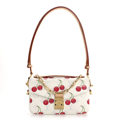 Louis Vuitton LV X TM Monogram Cerises Pochette Metis East West White 1 of 10