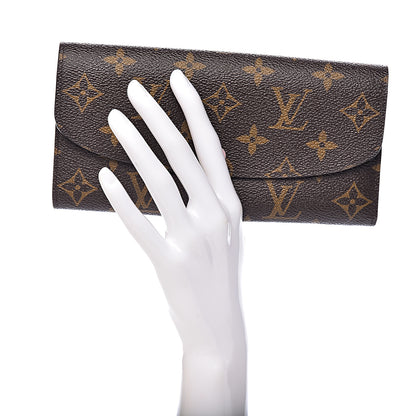 Louis Vuitton Monogram Emilie Wallet Rose Ballerine 2 of 9